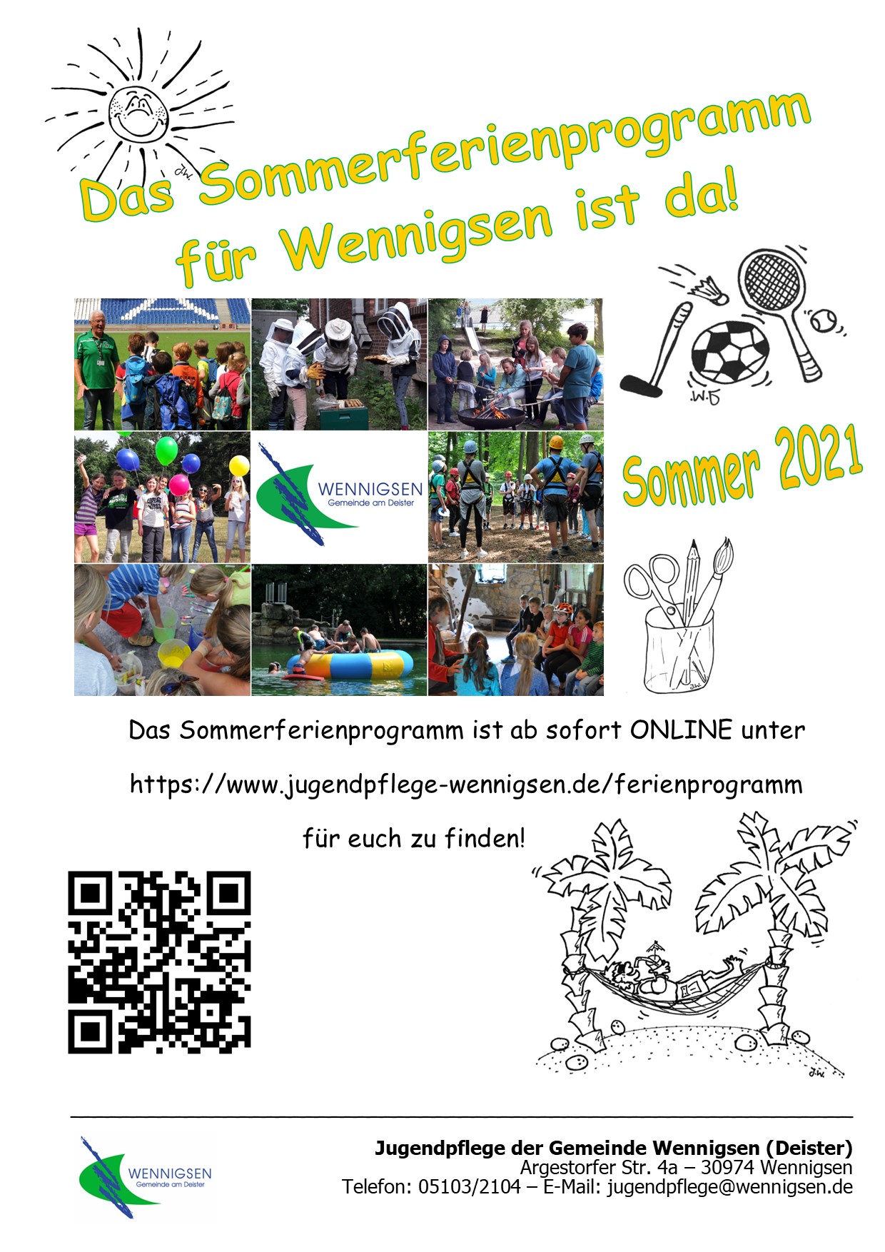 Das Ferienprogramm für Wennigen ist da!