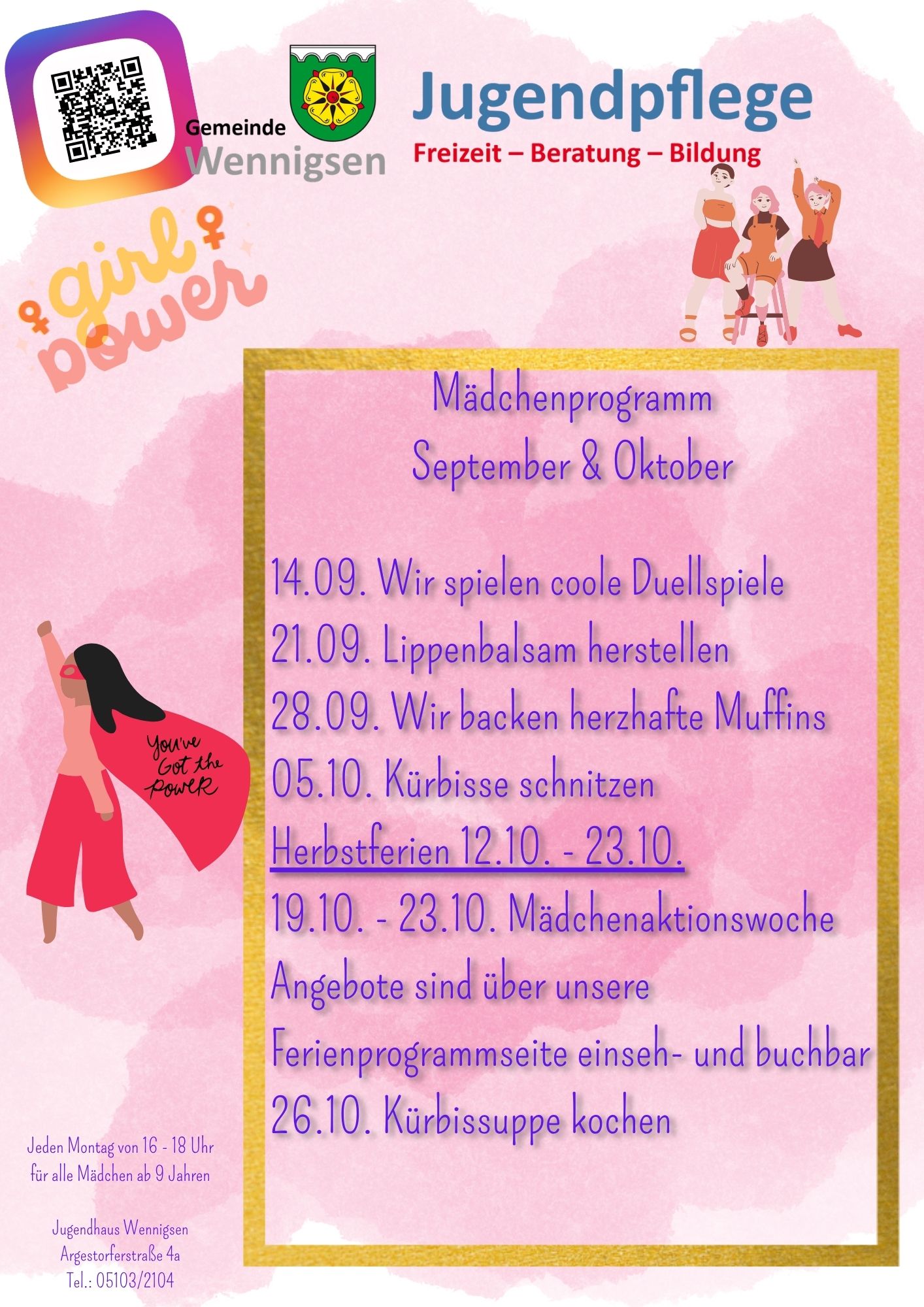 Der neue Mädchenflyer ist da !